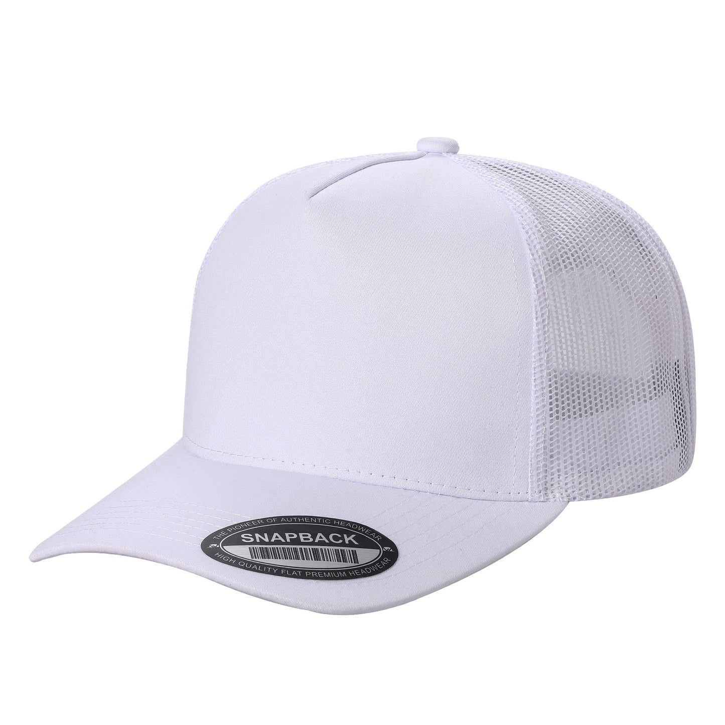 5panel Twill Crown Tracker Mesh Snapback Solid 5trtm | Burzip Inc