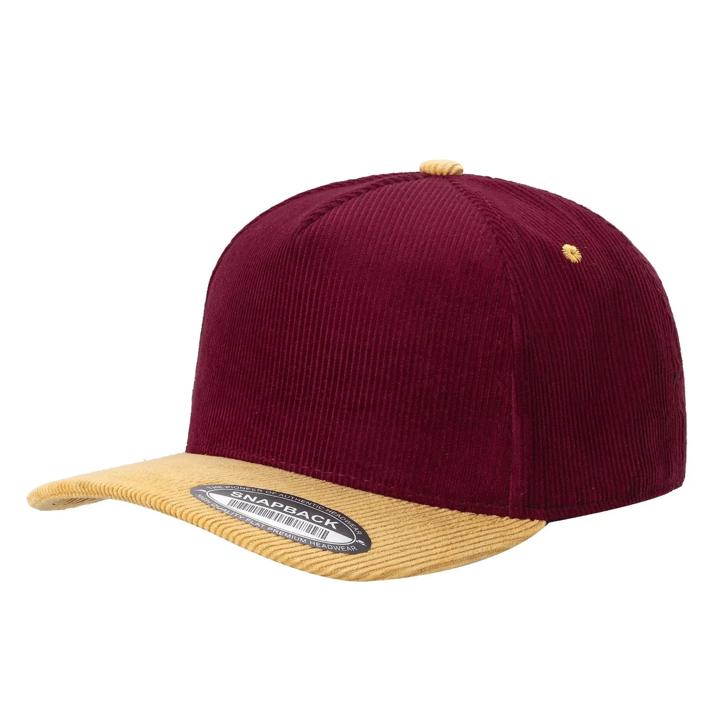 5panel Twill Head Corduroy Bill Blank Baseball Cap TCFC2 | Burzip Inc #TCFC