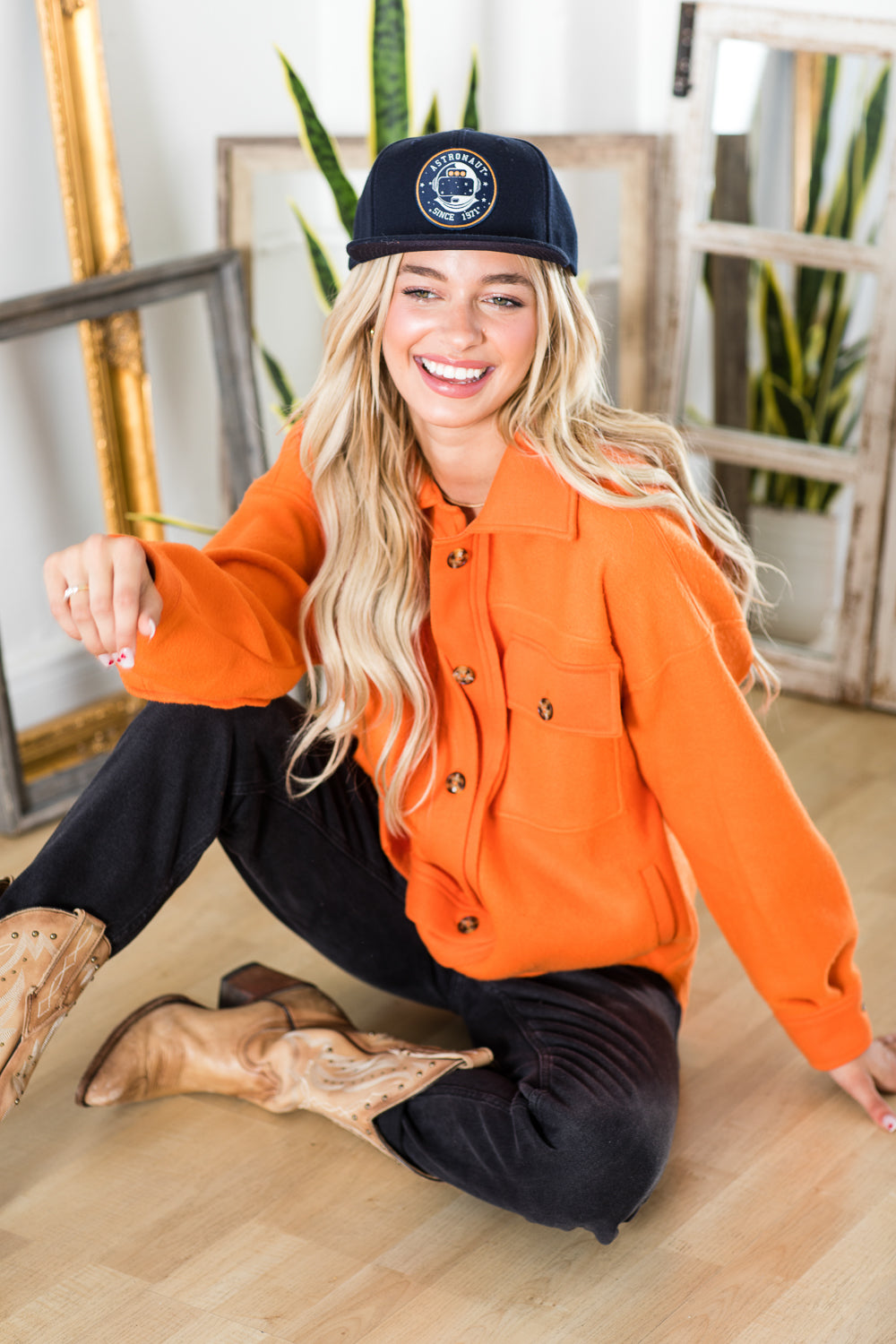 WK0022 PK3 Fleece Button Down Oversized Jacket | Burzip Inc #WK0022-PK3