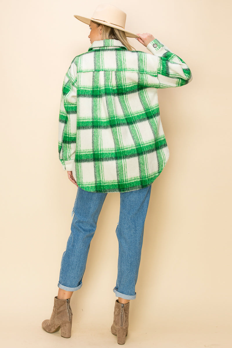 WK0049 PK3 Brushed Flannel Jacket | Burzip Inc #WK0049-PK3