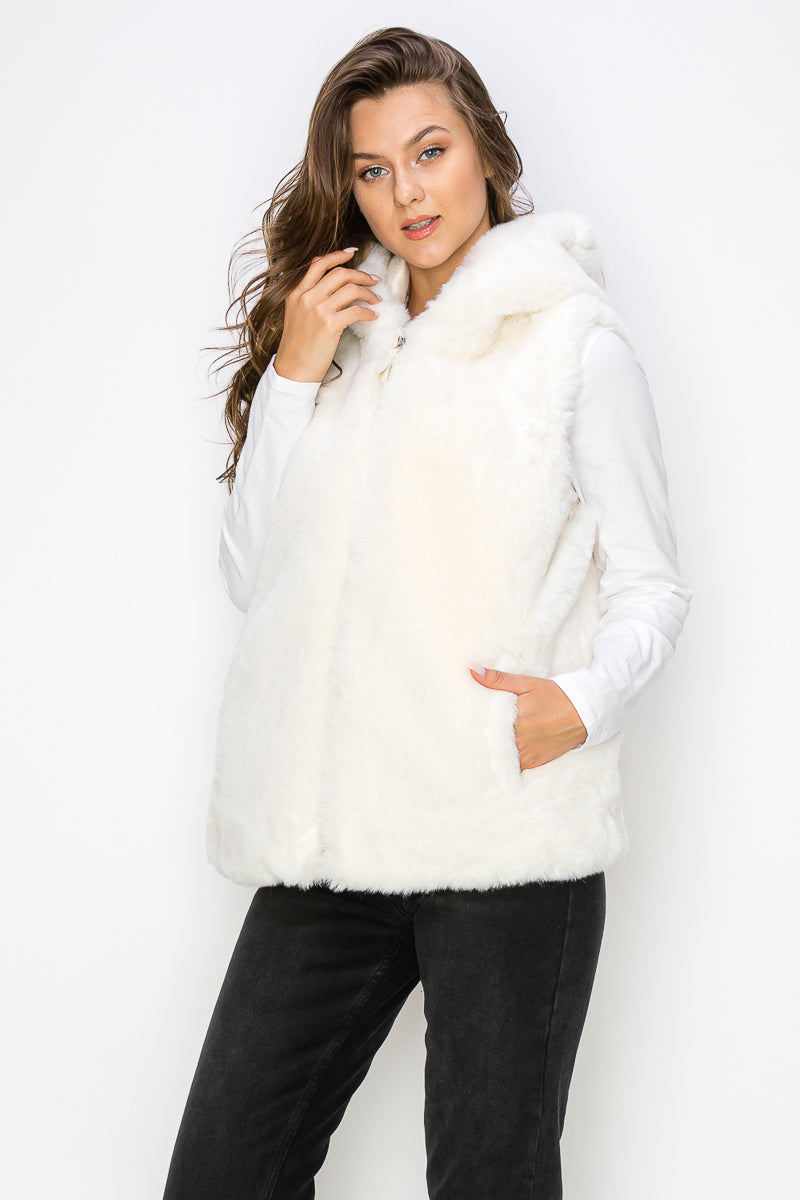 WV0038-PK8-RABBIT HOODED FUR VEST-$24 (SMLXL:2222=8PCS)