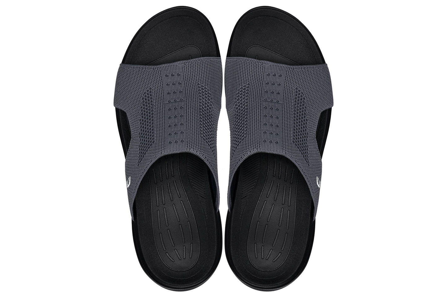 CALTO - X1658 - 2 Inches Taller (Black/Knitted Dark Gray)