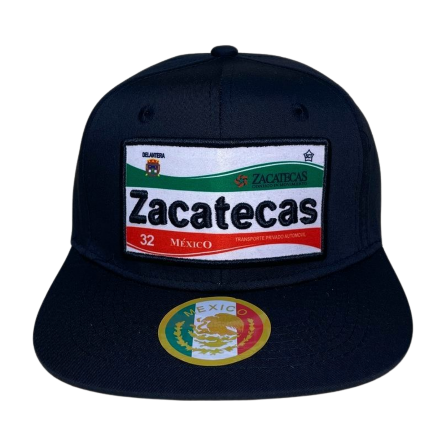 HTF-MX CITY-PK6-BLK SNAPBACK WITH PATCH, EMBROIDERY (6PCS/PACK)