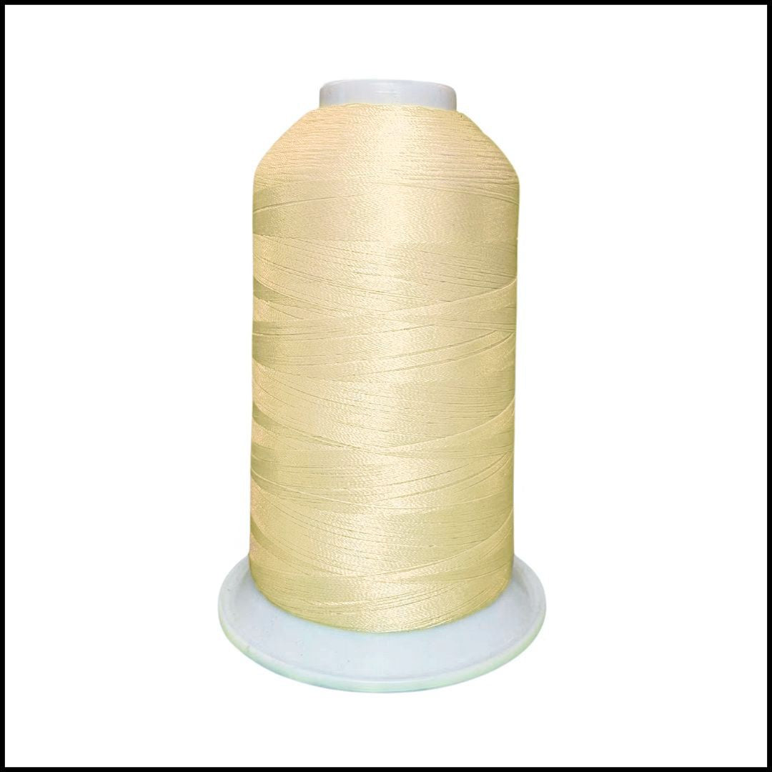 EMBROIDERY THREAD POLY 5000YDS (YELLOW TONE)-$5