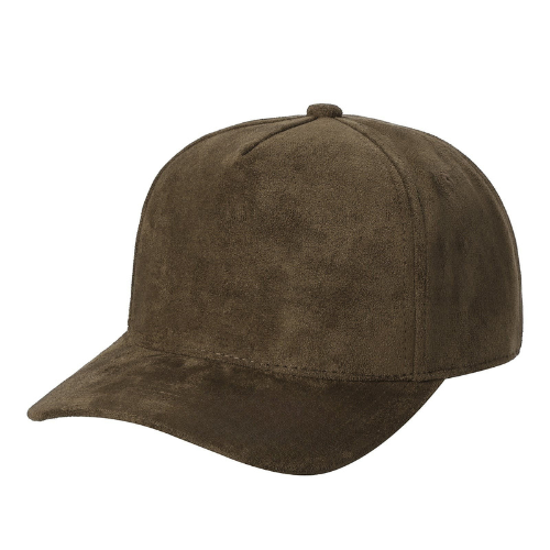 5SUEDE-5Panel Whole Suede Fabric Snapback ballcap-$6.50