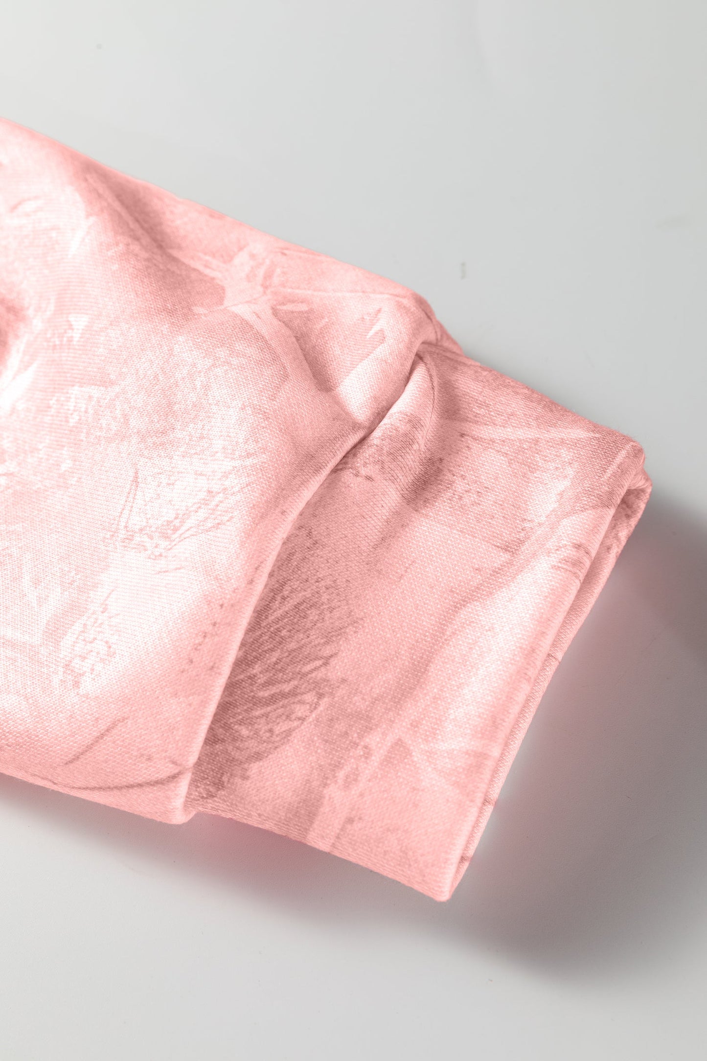 Light Pink Camouflage Woodland Print Oversized Sporty Hoodie