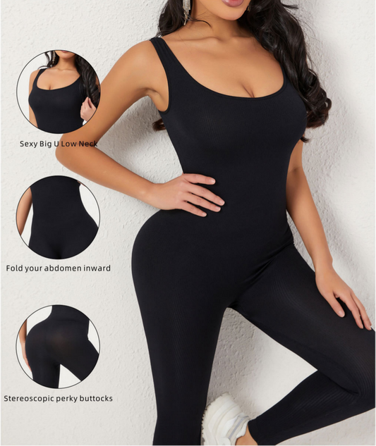 Snatched Waist Seamless Body Shaper – Reversible Compression Unitard for Women