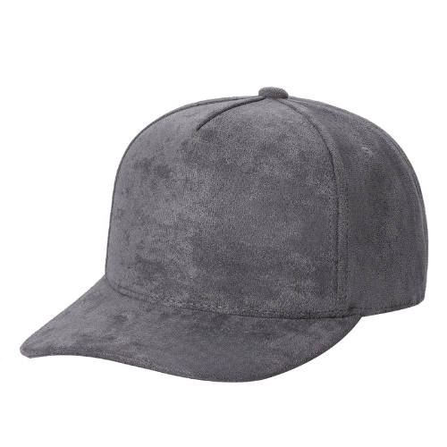 5SUEDE-5Panel Whole Suede Fabric Snapback ballcap-$6.50