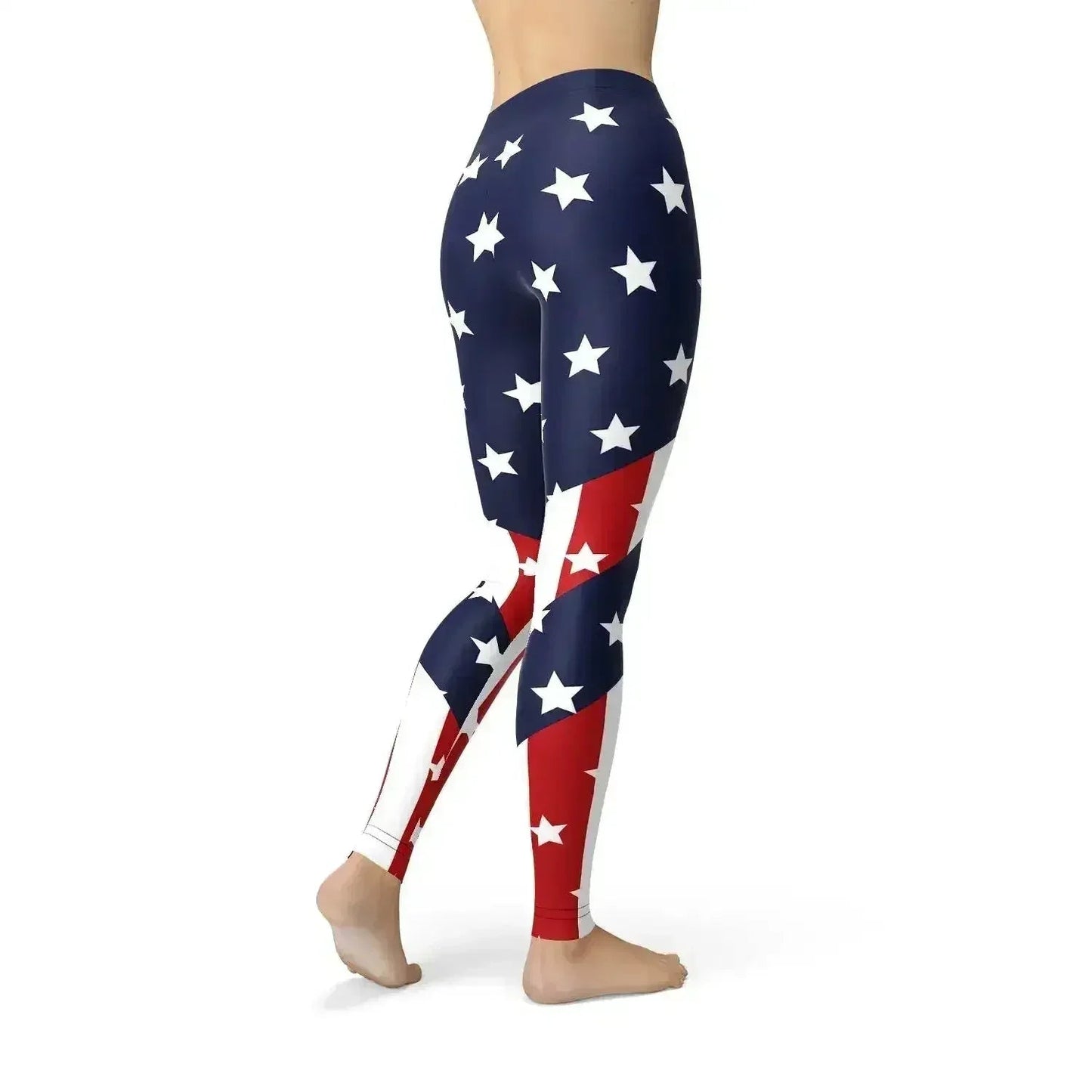 Womens American Flag Leggings