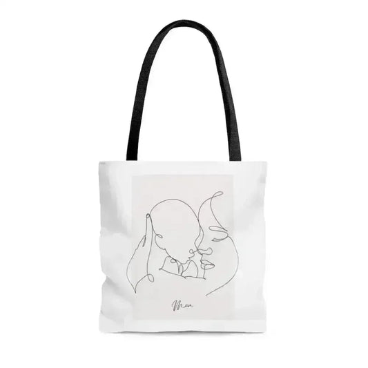 Mom and I Tote Bag - Double-Sided Print Medium Shopper