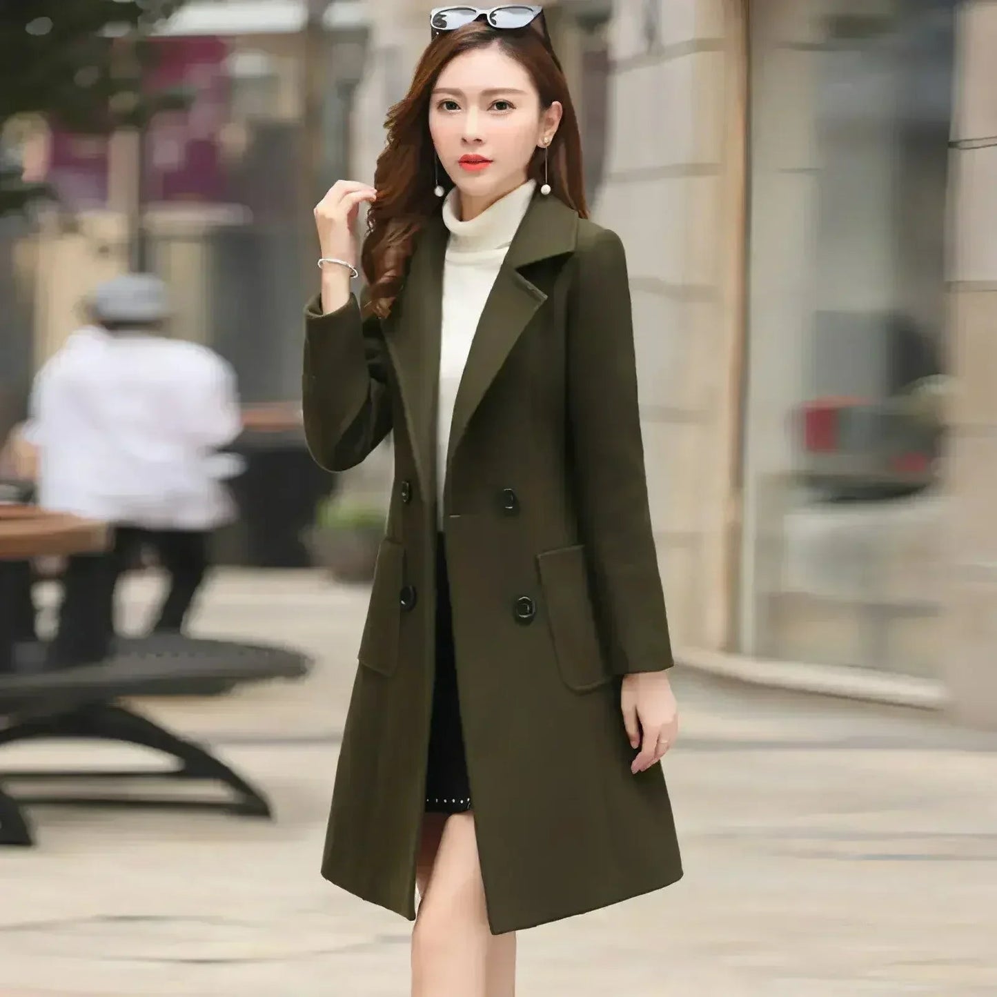 Vintessa™ – Eleganter Tweed-Windbreaker für Damen
