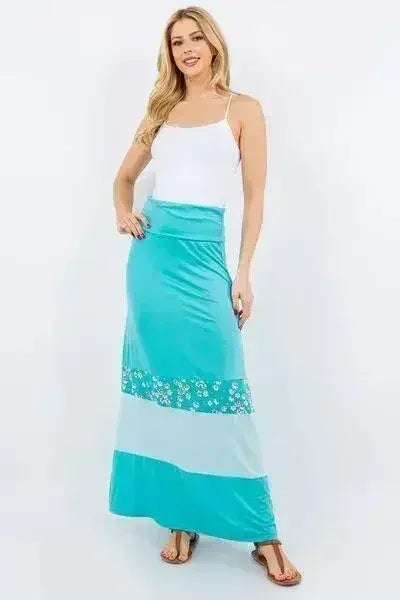 Plus Size Color Block Maxi Dress – Striking Tube Top Design | Femstylo