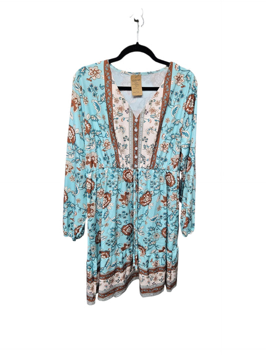 Boho Style Floral Midi Dress