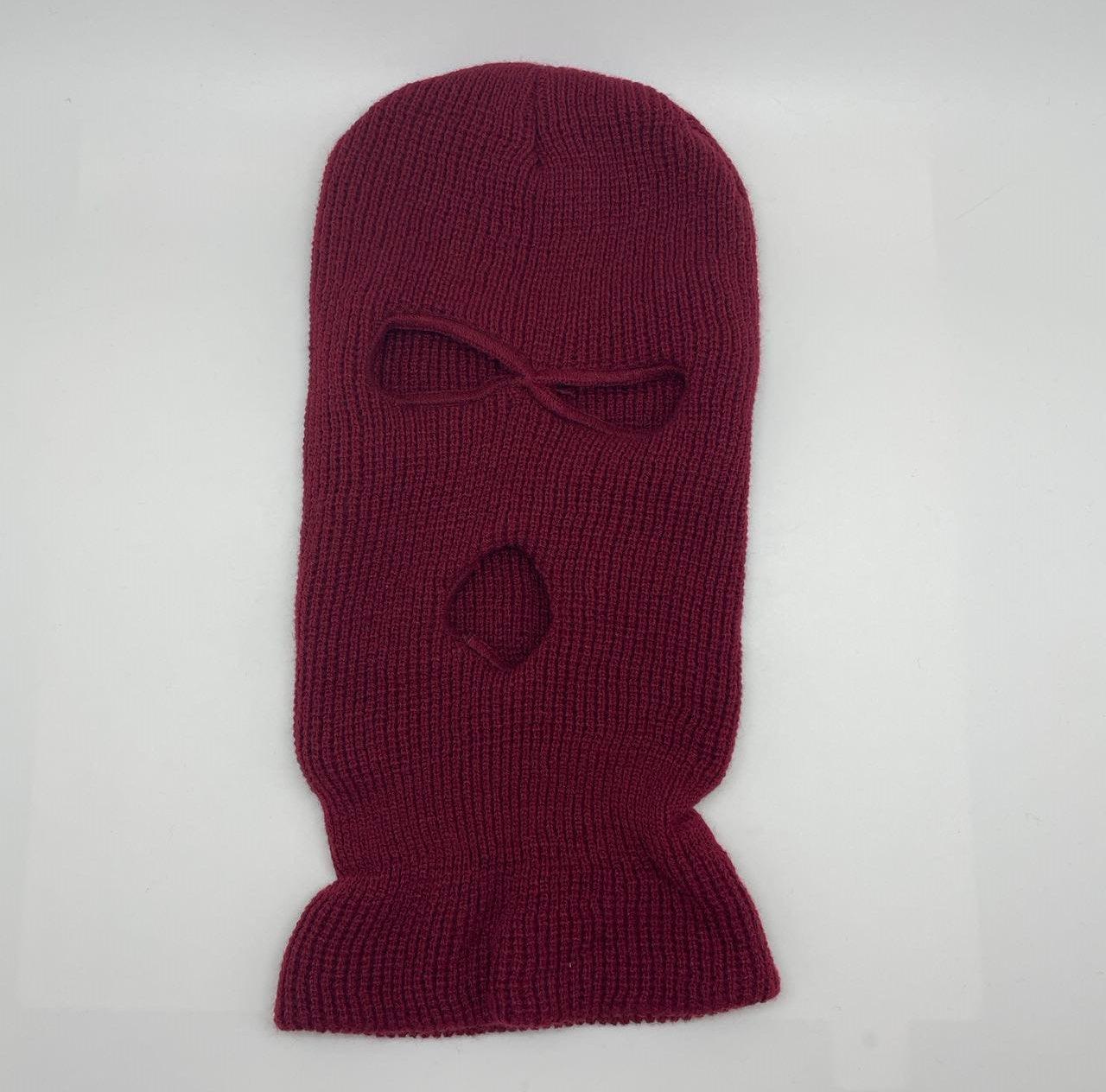 SKI MASK-pc-KNITTED SKI Mask (3Hole&1Hole)-$4/pc