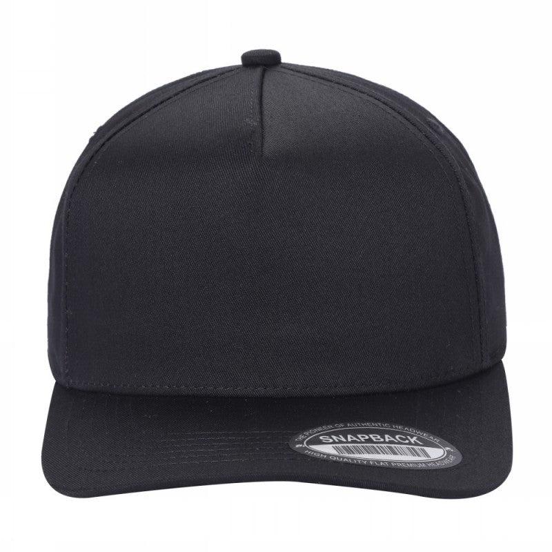 5Panel Solid Color Snapback Baseball Cap tcsol