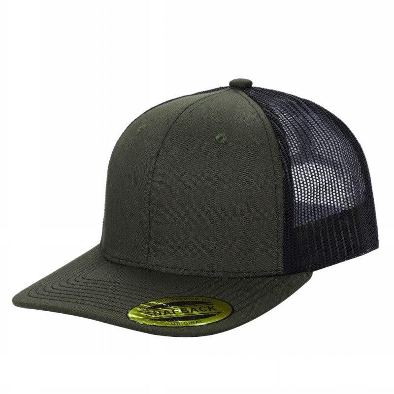 6 Panel Trucker Mesh Snapback Cap with 2 Tone