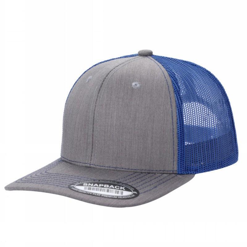 6 Panel Trucker Mesh Snapback Cap with 2 Tone