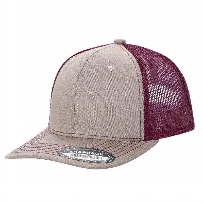 TRTM2-DZ-TWILL FABRIC WITH MESH BACK 2TONE CAPS