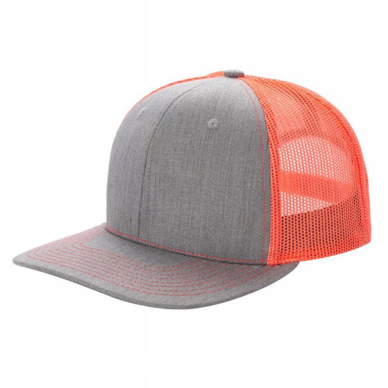 6 Panel Trucker Mesh Snapback Cap with 2 Tone
