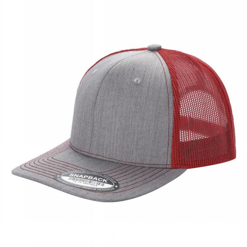 6 Panel Trucker Mesh Snapback Cap with 2 Tone
