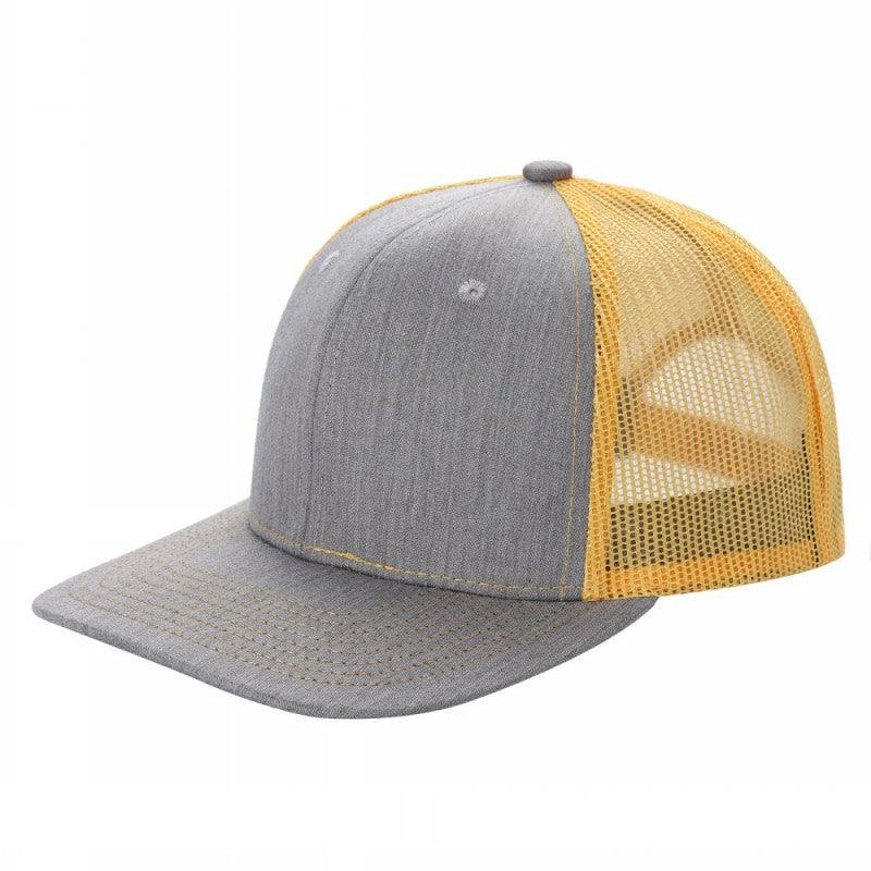 6 Panel Trucker Mesh Snapback Cap with 2 Tone