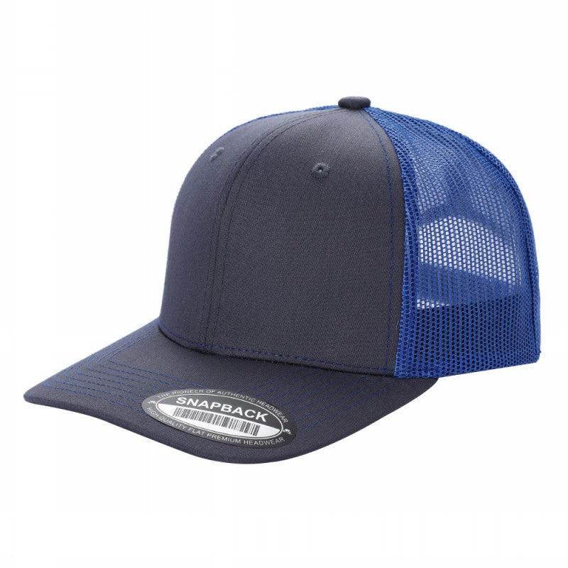 6 Panel Trucker Mesh Snapback Cap with 2 Tone