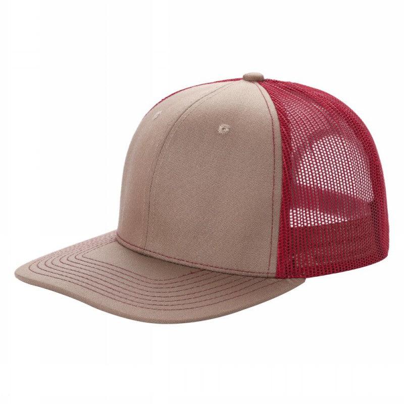 6 Panel Trucker Mesh Snapback Cap with 2 Tone