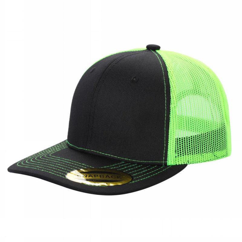 6 Panel Trucker Mesh Snapback Cap with 2 Tone