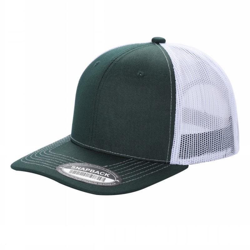 6 Panel Trucker Mesh Snapback Cap with 2 Tone