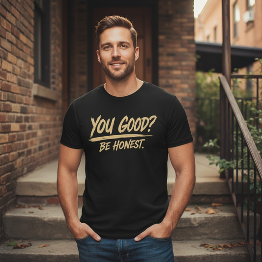 You Good? Be Honest. Tee — The Weight Collection | SEEN.